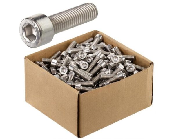 Șurub cu cap imbus hexagonal M8 oțel inoxidabil DIN 912 set 100